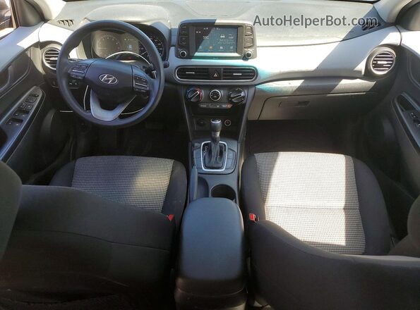 KM8K12AA6LU448082 2020 HYUNDAI KONA Black Вид панелі приладів