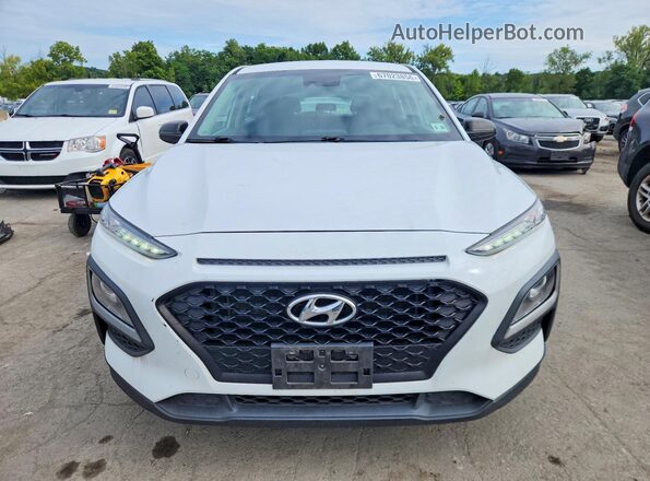 KM8K12AA9KU324161 2019 HYUNDAI KONA White Դիմացի տեսք