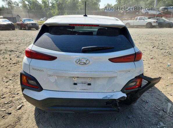 KM8K12AAXMU641384 2021 HYUNDAI KONA White Հետևի տեսք