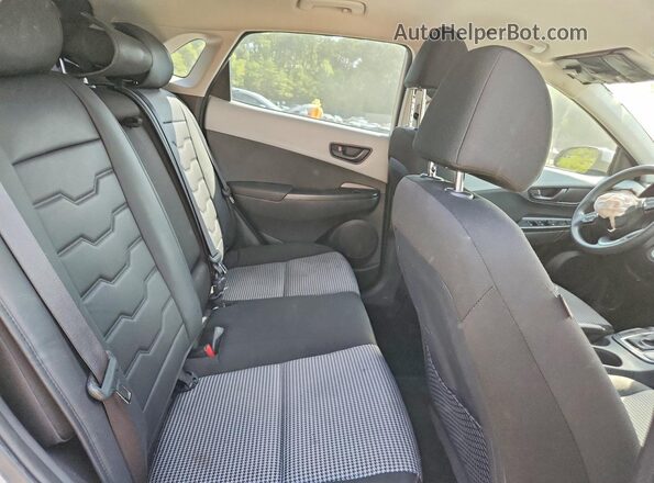 KM8K12AAXMU641384 2021 HYUNDAI KONA White Հետևի նստատեղերի տեսք