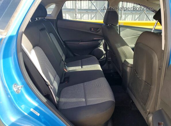 KM8K1CAA5MU604846 2021 HYUNDAI KONA Blue Rear seats view