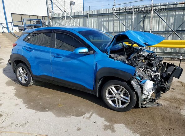 KM8K1CAA5MU604846 2021 HYUNDAI KONA Blue Front right