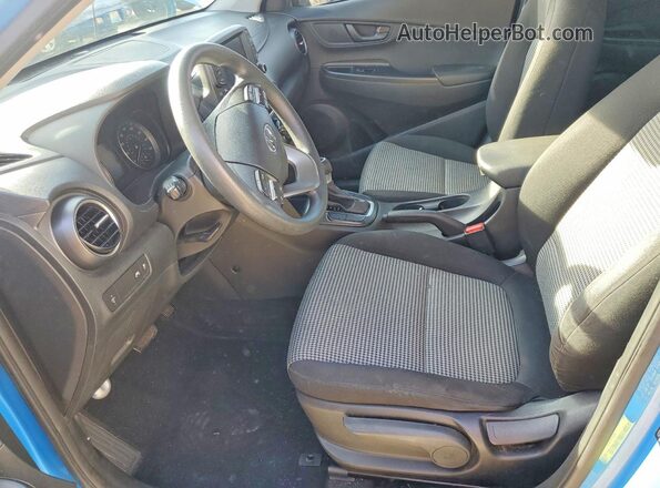 KM8K1CAA5MU604846 2021 HYUNDAI KONA Blue Front interior view