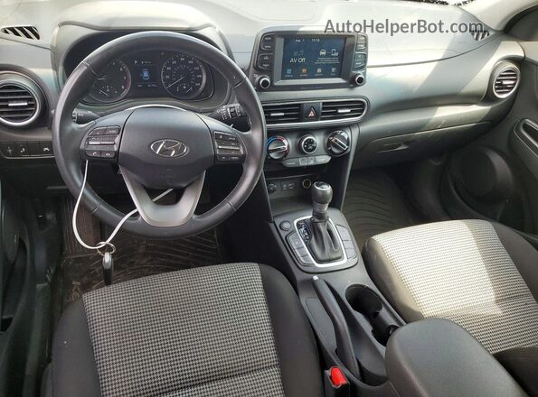 KM8K22AA1LU449718 2020 HYUNDAI KONA White Առջևի վահանակի տեսք