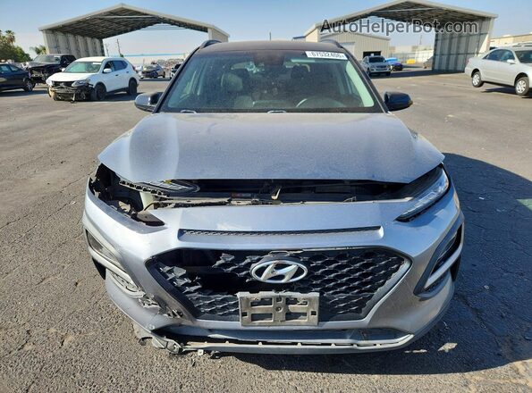 KM8K22AA3KU385583 2019 HYUNDAI KONA Серый Вид спереди