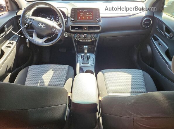 KM8K22AA4LU476363 2020 HYUNDAI KONA Белый Вид панели приборов