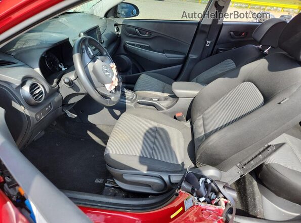 KM8K22AA7LU400958 2020 HYUNDAI KONA Burgundy Vista interior delantera