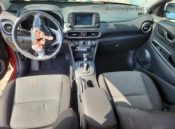KM8K22AA7LU400958 2020 HYUNDAI KONA Burgundy Vista del salpicadero