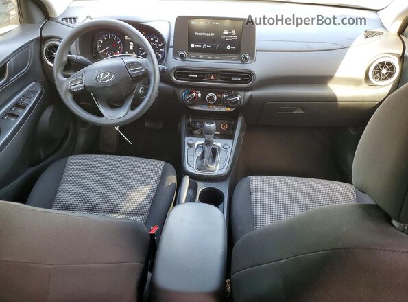 KM8K22AB3NU768923 2022 HYUNDAI KONA Black Dashboard view
