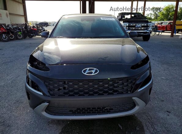 KM8K22AB3NU768923 2022 HYUNDAI KONA Black Front view