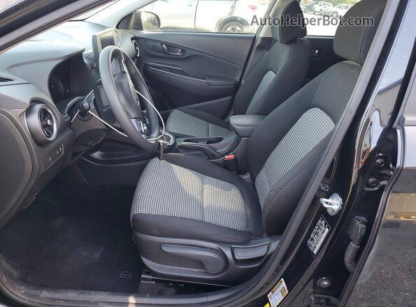 KM8K22AB3NU768923 2022 HYUNDAI KONA Black Front interior view