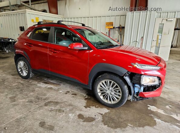 KM8K2CAA1MU618062 2021 HYUNDAI KONA Красный Передняя правая четверть