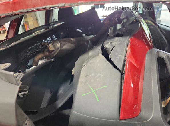 KM8K2CAA1MU618062 2021 HYUNDAI KONA Красный Вид подкапотного пространства