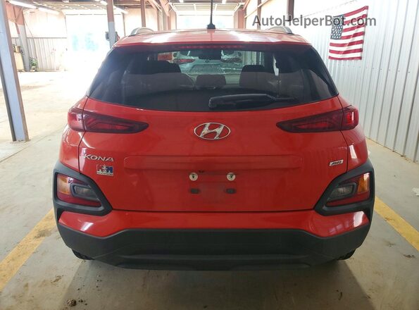 KM8K2CAA5LU454751 2020 HYUNDAI KONA Orange Вид ззаду