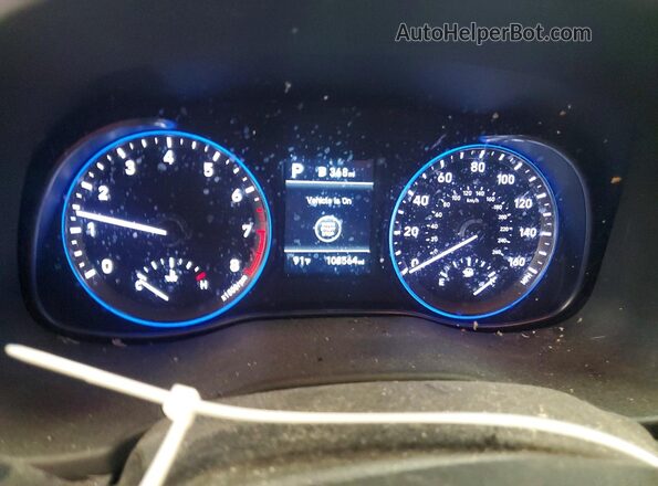 KM8K2CAA5LU454751 2020 HYUNDAI KONA Orange Вид щитка приладів