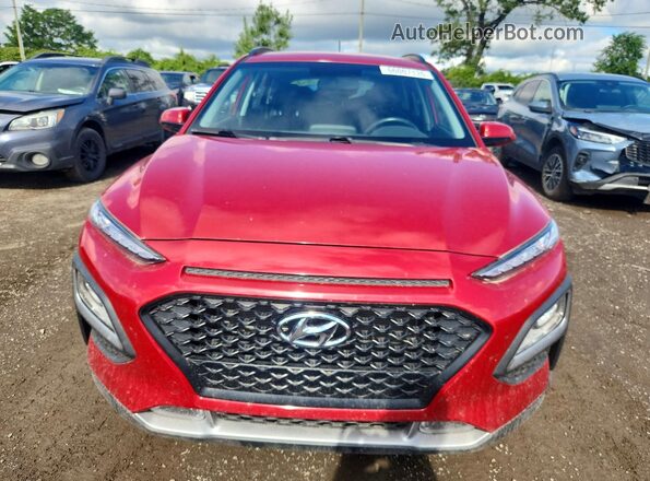 KM8K2CAA6LU534821 2020 HYUNDAI KONA Burgundy Widok z przodu