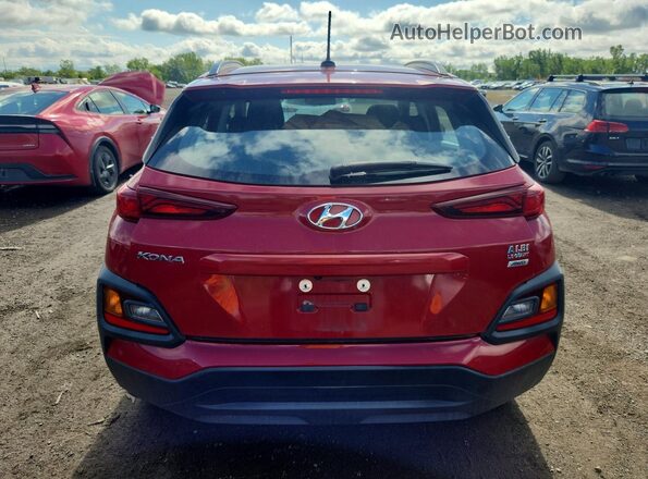 KM8K2CAA6LU534821 2020 HYUNDAI KONA Burgundy Widok z tyłu
