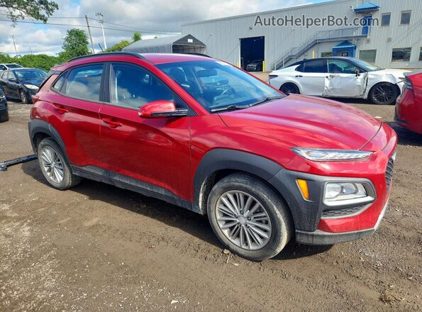 KM8K2CAA6LU534821 2020 HYUNDAI KONA Burgundy Przód prawy