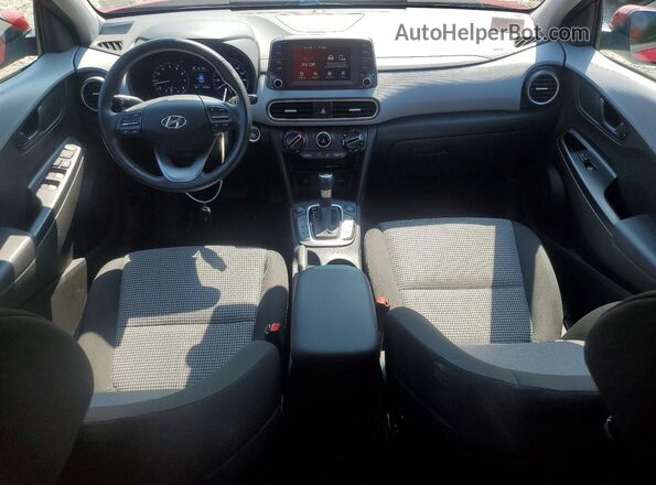 KM8K2CAA7LU462818 2020 HYUNDAI KONA Red Առջևի վահանակի տեսք