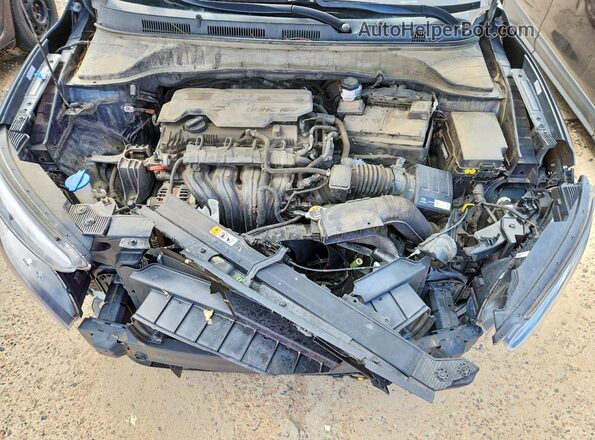 KM8K2CAB1NU794071 2022 HYUNDAI KONA Black Vista del compartimento del motor