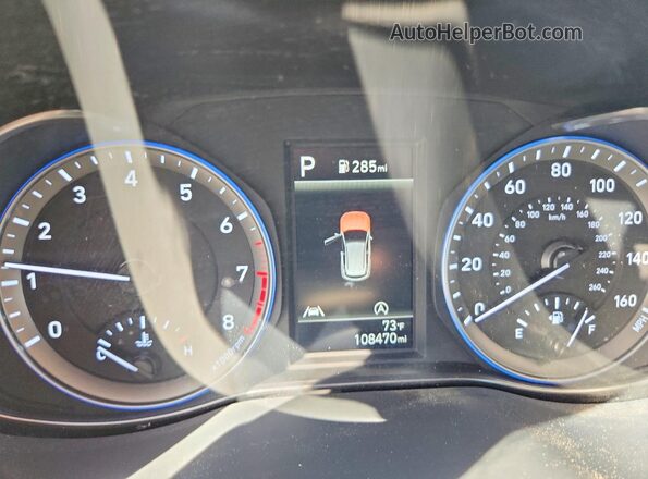 KM8K2CAB1NU794071 2022 HYUNDAI KONA Black Vista del cuadro de instrumentos