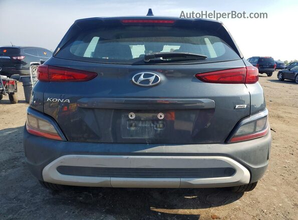 KM8K2CAB1NU915777 2022 HYUNDAI KONA Gray Widok z tyłu