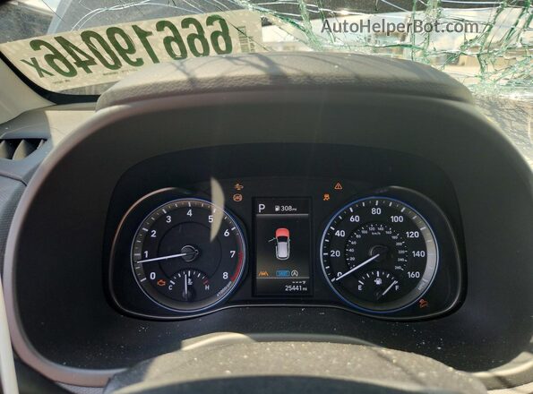 KM8K2CAB7PU042247 2023 HYUNDAI KONA Black Instrument cluster view
