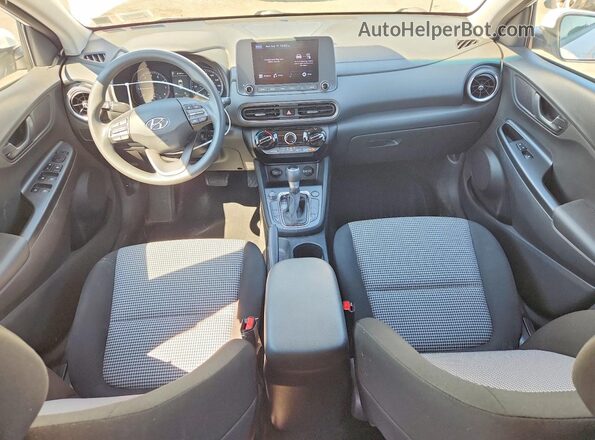 KM8K2CAB9NU877571 2022 HYUNDAI KONA White Widok deski rozdzielczej