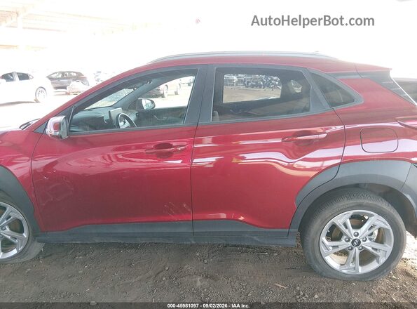 KM8K32AB4PU061958 2023 HYUNDAI KONA Red Widok wnętrza z tyłu