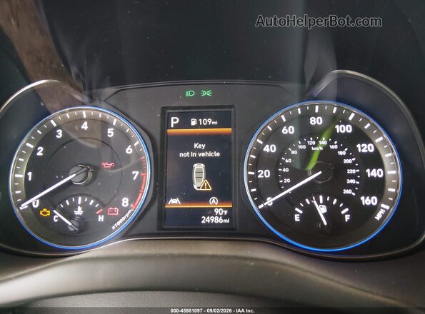 KM8K32AB4PU061958 2023 HYUNDAI KONA Red Widok tylnych siedzeń