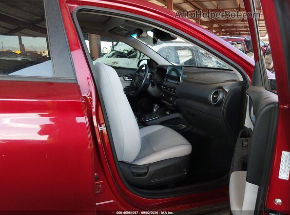 KM8K32AB4PU061958 2023 HYUNDAI KONA Red Widok wnętrza z przodu