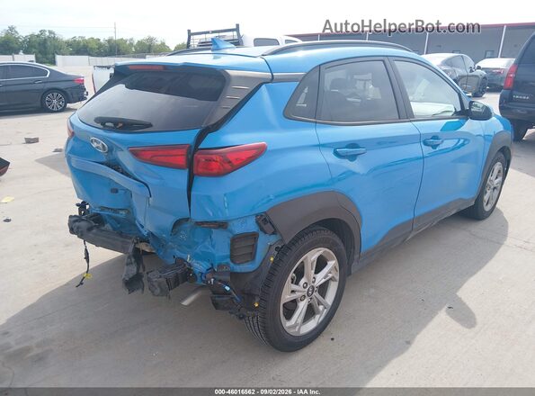 KM8K32AB7NU857147 2022 HYUNDAI KONA Blue Tył prawy