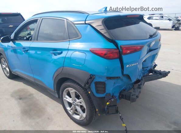 KM8K32AB7NU857147 2022 HYUNDAI KONA Blue Tył lewy