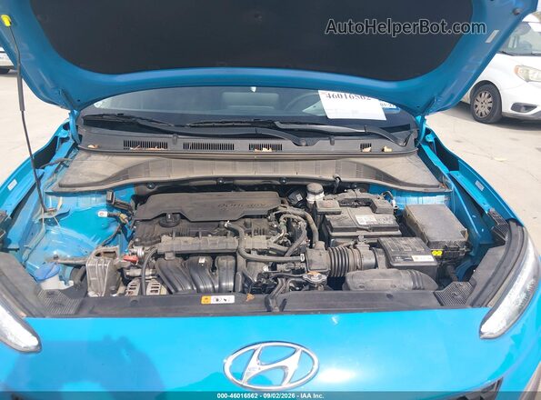 KM8K32AB7NU857147 2022 HYUNDAI KONA Blue Widok z tyłu