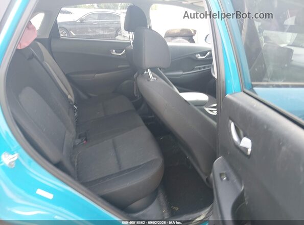 KM8K32AB7NU857147 2022 HYUNDAI KONA Blue Widok naklejki z numerem VIN