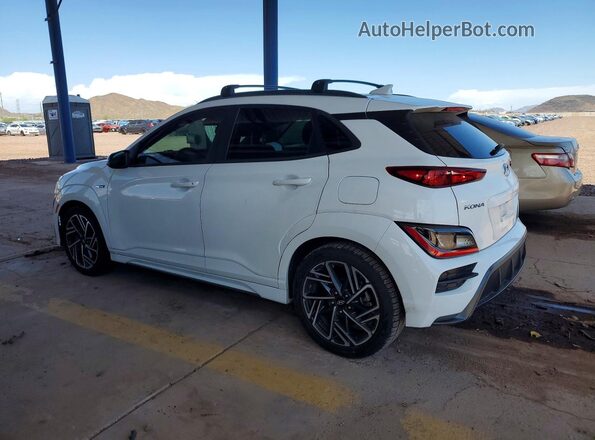 KM8K33A38NU821269 2022 HYUNDAI KONA Белый Задняя левая четверть