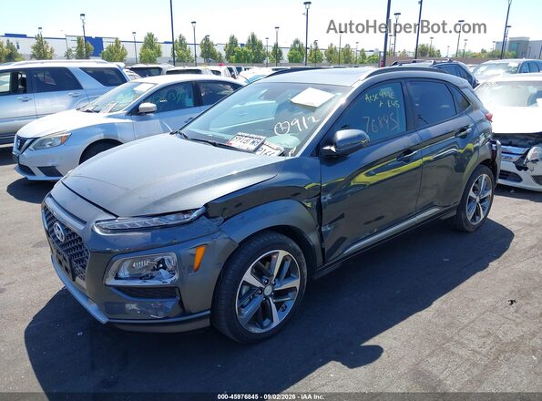 KM8K33A59LU416603 2020 HYUNDAI KONA Gray Widok z przodu