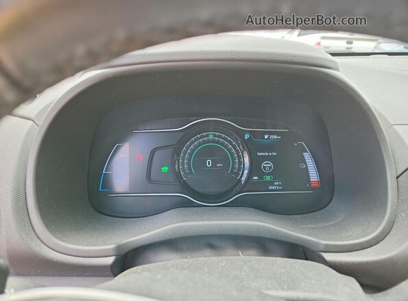 KM8K33AG7LU093556 2020 HYUNDAI KONA Gray Սարքավորումների վահանակի տեսք