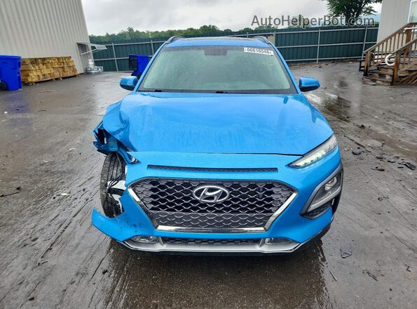 KM8K3CA58JU112367 2018 HYUNDAI KONA Blue Vista frontal