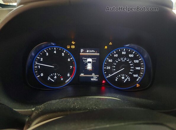 KM8K3CAB1PU033198 2023 HYUNDAI KONA Белый Вид щитка приборов