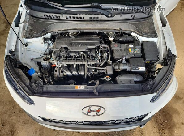 KM8K3CAB1PU033198 2023 HYUNDAI KONA Белый Вид подкапотного пространства