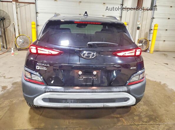 KM8K3CAB9PU930527 2023 HYUNDAI KONA Black Vista trasera