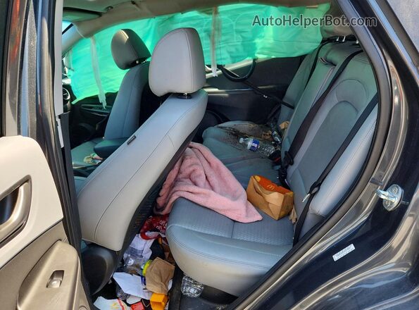 KM8K53A53KU373997 2019 HYUNDAI KONA Gray Widok tylnych siedzeń