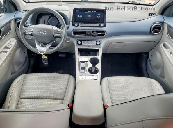 KM8K53AGXMU126271 2021 HYUNDAI KONA Black Widok deski rozdzielczej