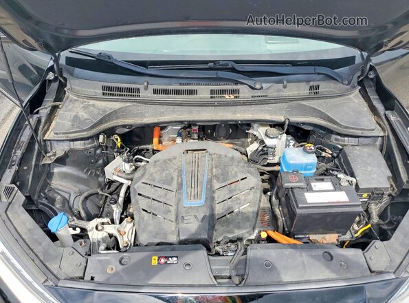 KM8K53AGXMU126271 2021 HYUNDAI KONA Black Widok komory silnika