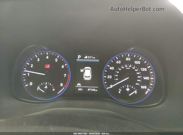 KM8K5CA52JU068523 2018 HYUNDAI KONA Red Вид задніх сидінь