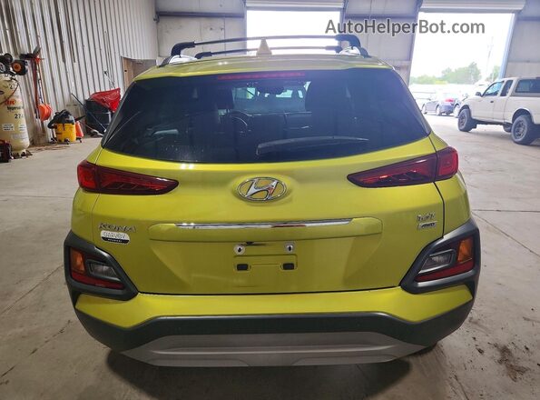 KM8K5CA56LU530052 2020 HYUNDAI KONA Green Вид ззаду