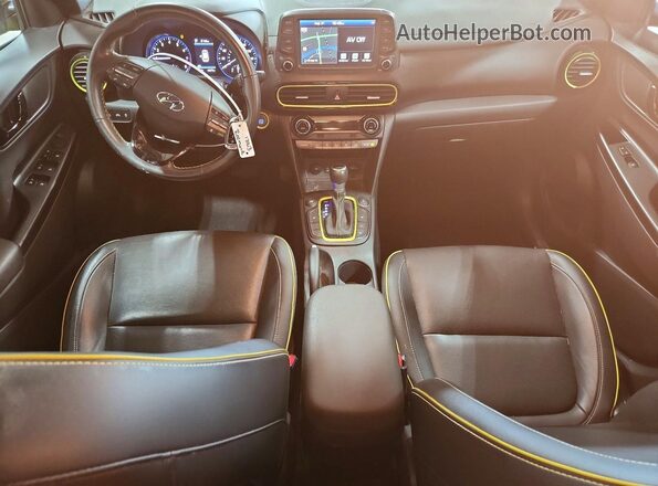KM8K5CA56LU530052 2020 HYUNDAI KONA Green Вид панелі приладів