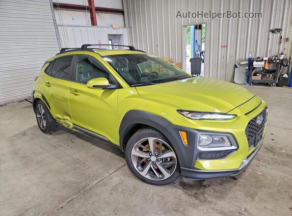 KM8K5CA56LU530052 2020 HYUNDAI KONA Green Передня права чверть