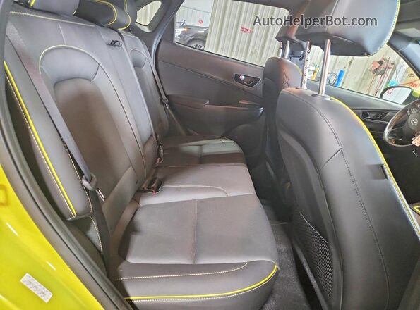 KM8K5CA56LU530052 2020 HYUNDAI KONA Green Вид задніх сидінь